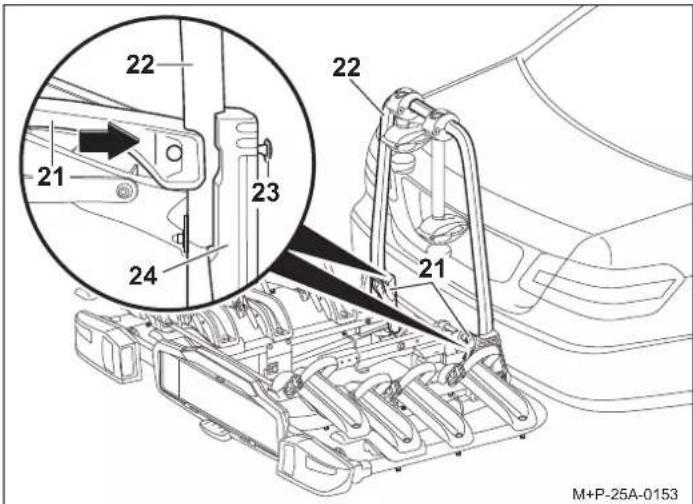 Uebler P22S - Montage de cadre pour kit d'extension 4e vélo - 1