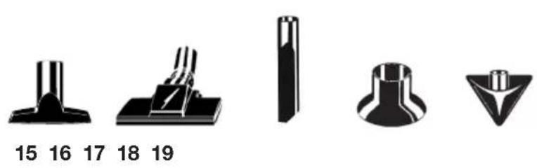 THOMAS Power Pack 1620C - Geräteabbildung · Appliance diagram · Schéma de l'appareil · Apparaatafbeelding · Ilustra ci ones del aparato Ilustração do aparelho · A készülék es tartozékai · Aletin Tanitmi · Rysunek odkurzacza · Иобрахенья пибopa - 4