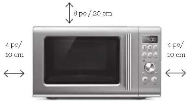 BREVILLE the Compact Wave Soft Close BMO650 - INSTALLATION ET DÉMARRAGE DU FOUR À MICRO-ONDES - 1