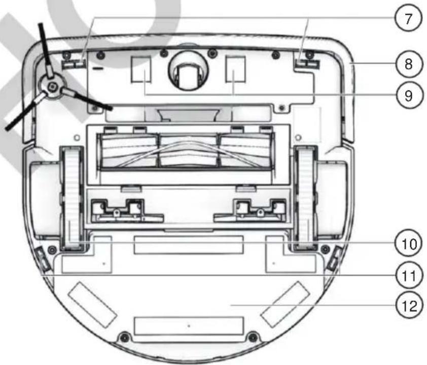 Hobot LEGEED7 - Unterseite - 2