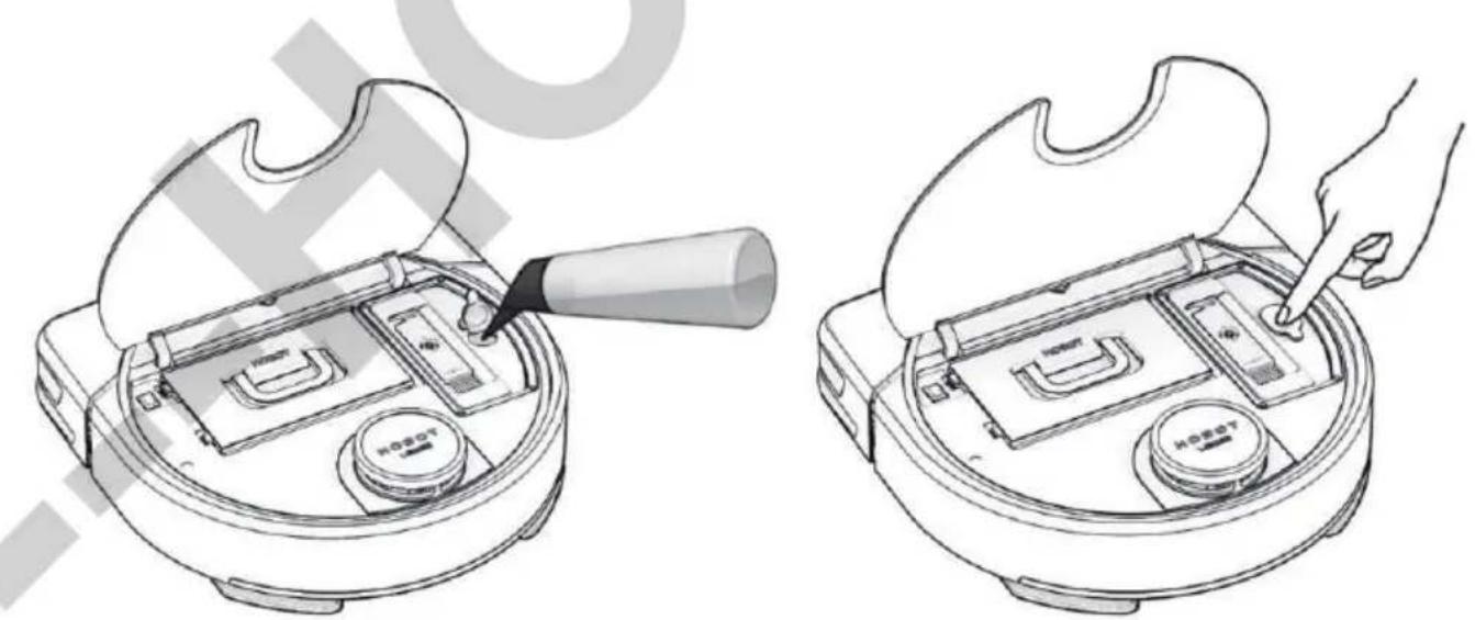 Hobot LEGEED7 - Wassertank füllen - 1