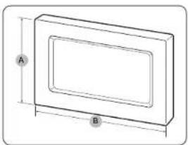 SAMSUNG MS23A7318AK - Dimensoes Procedimento de instalação do forno micro-ondas - 2
