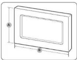 SAMSUNG MS23A7318AK - Dimensiones Procedimiento de instalacion delorno microondas - 2