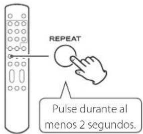 Esoteric K05Xs - Durante la reproduccion o con ella parada, pulse el boton REPEAT durante al menos dos segundos. - 1