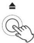 Esoteric K05Xs - Press the tray open/close () button. - 1