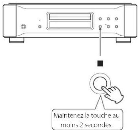 Esoteric K05Xs - Changement de la zone de lecture - 1