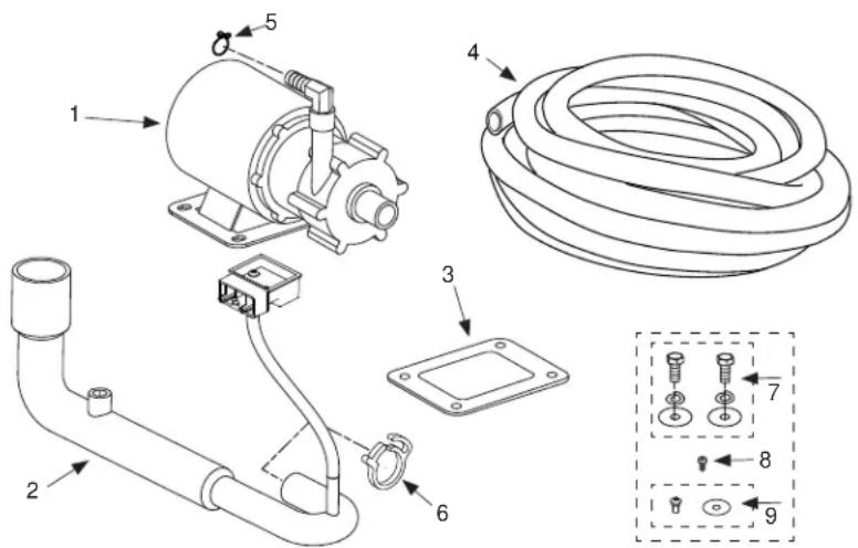 GE UNC15NPRII - KIT CONTENTS: - 1