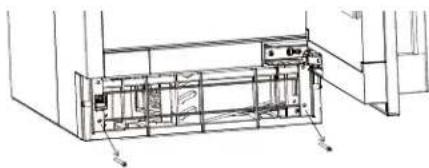 GE UNC15NPRII - TOE KICK LOCATION - 2