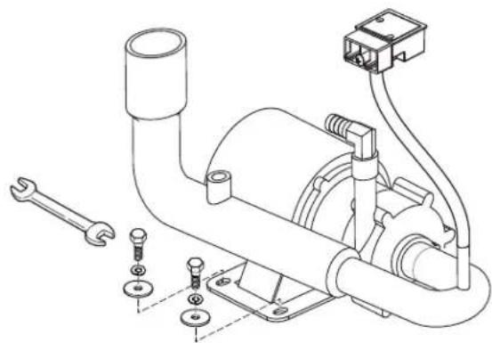 GE UNC15NPRII - INSTALL THE DRAIN PUMP (Cont.) - 1