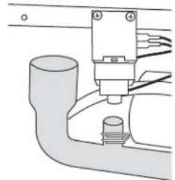 GE UNC15NPRII - CONNECTE LA BOMBA DE DESAGUE A LA MAQUINA DE HIELO - 1