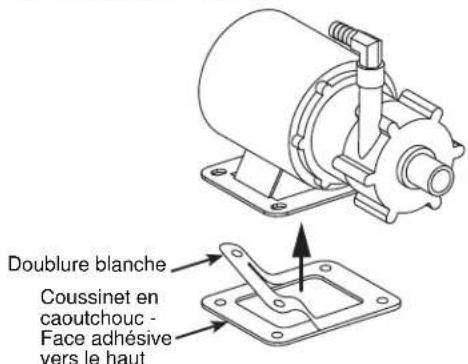 GE UNC15NPRII - Installer le coussinet en caoutchouc sur la nouvelle POMPE - 1
