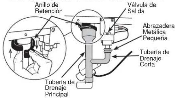 GE UNC15NPRII - RETIRE LA TUBERIA DE DESAGUE - 1
