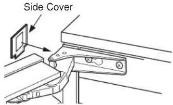 GE UNC15NPRII - Door Hinge Pinch Point Hazard - 1