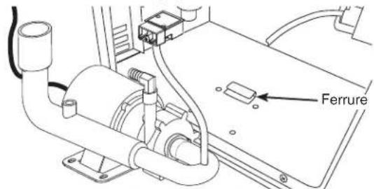 GE UNC15NPRII - Raccorder la POMPE de vidange à la machine à glaçons - 1