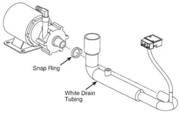 GE UNC15NPRII - INSTALL NEW DRAIN TUBING - 1