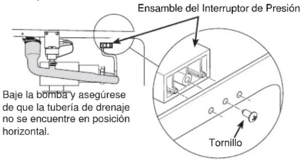 GE UNC15NPRII - CONNECTE LA BOMBA DE DESAGUE A LA MAQUINA DE HIELO (Cont.) Ensemble del - 3
