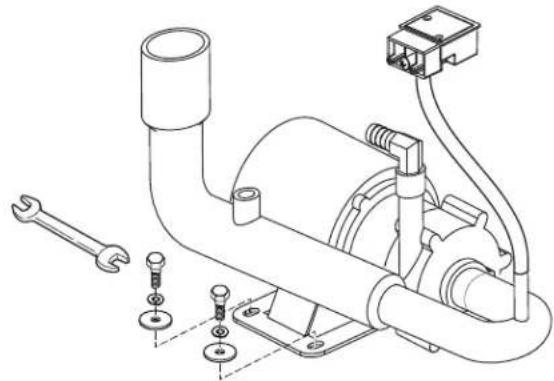 GE UNC15NPRII - Installer la POMPE de vidange (suite) - 1