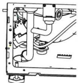 GE UNC15NPRII - Drain de plancher sous l'appareil - 1