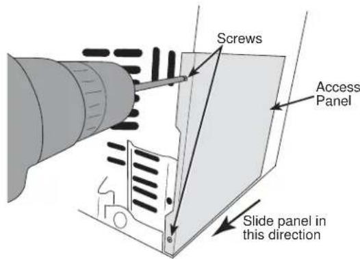 GE UNC15NPRII - REMOVE ACCESS COVER - 1
