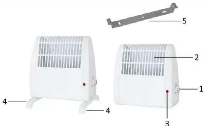 Emerio FG117320 - BESKRIVNING AV DELAR - 1