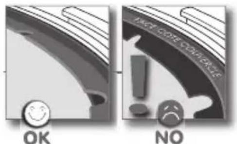 TEFAL Acticook P43014 - To clean the lid seal - 1