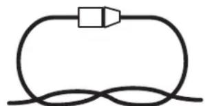 Sun Joe HJ22HTEMAX - Gráfico 1: método para asegurar el cable de extension - 2