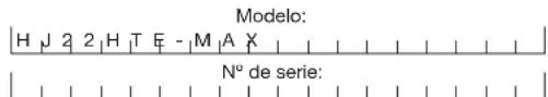 Sun Joe HJ22HTEMAX - Modelo y número de série - 1