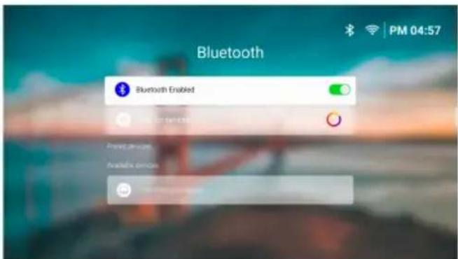 PHILIPS NeoPix 320 NPX320 - Activation/désactivation du Bluetooth sur le projecteur - 1