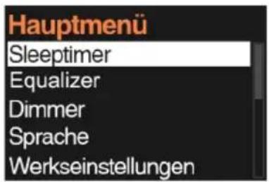 ALBRECHT DR 870 CD - Einstellungen - 1