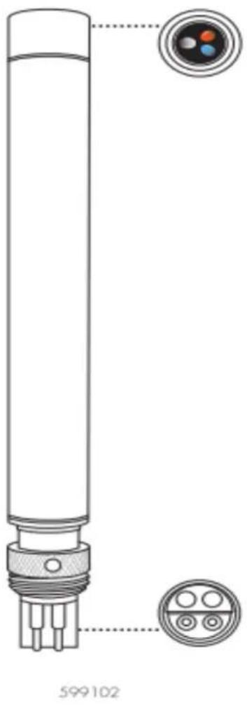 YSI EXO2 - Vue d'ensemble du capteur - 1