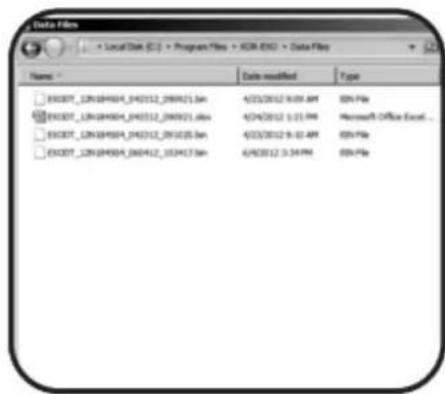 YSI EXO2 - Dossiers de données - 1