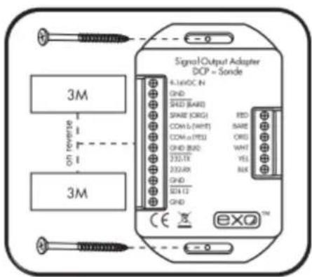 YSI EXO2 - Monter l'adaptateur. - 1