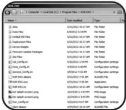 YSI EXO2 - Fichiers de données & emplacements des fichiers - 1
