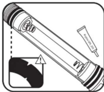 YSI EXO2 - Installer les piles neues. - 1