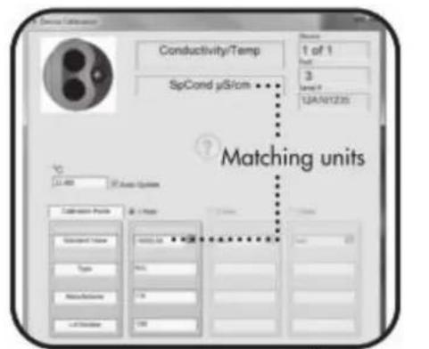 YSI EXO2 - Configuration de la calibration - 1