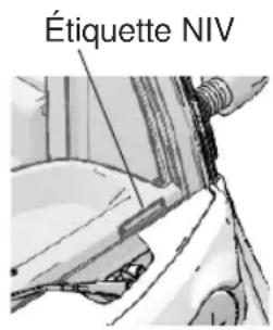 GEM e4 (2016) - Étiquette du fabricant (étiquette de renseignements sur le vehicule) - 1