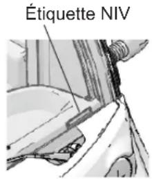 GEM eLXD (2017) - Étiquette du fabricant (étiquette de renseignements sur le vehicule) - 1