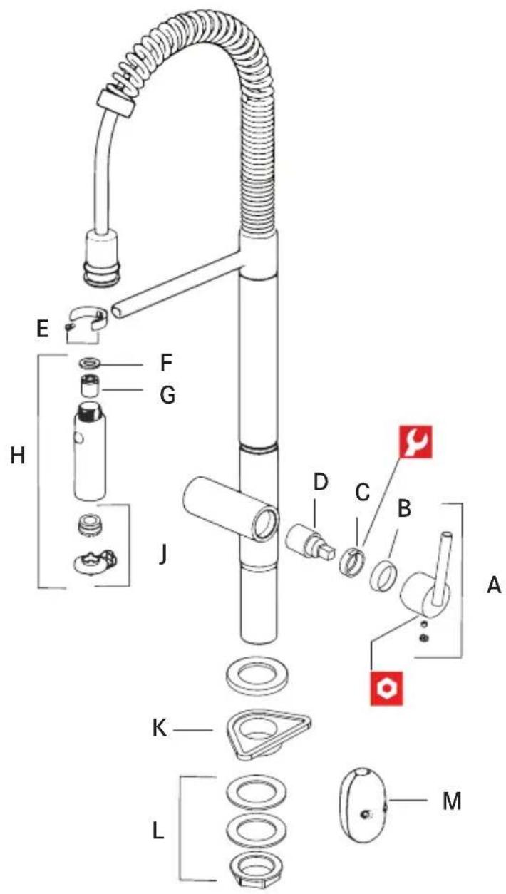 FRANKE FFPD5380 - List des pieces de rechange/de remplacement - 2