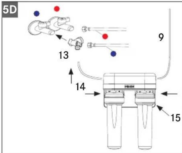 FRANKE FFPD5380 - Comment insérer/retirer la tuyauterie dans des raccords à connexion instantanée - 3