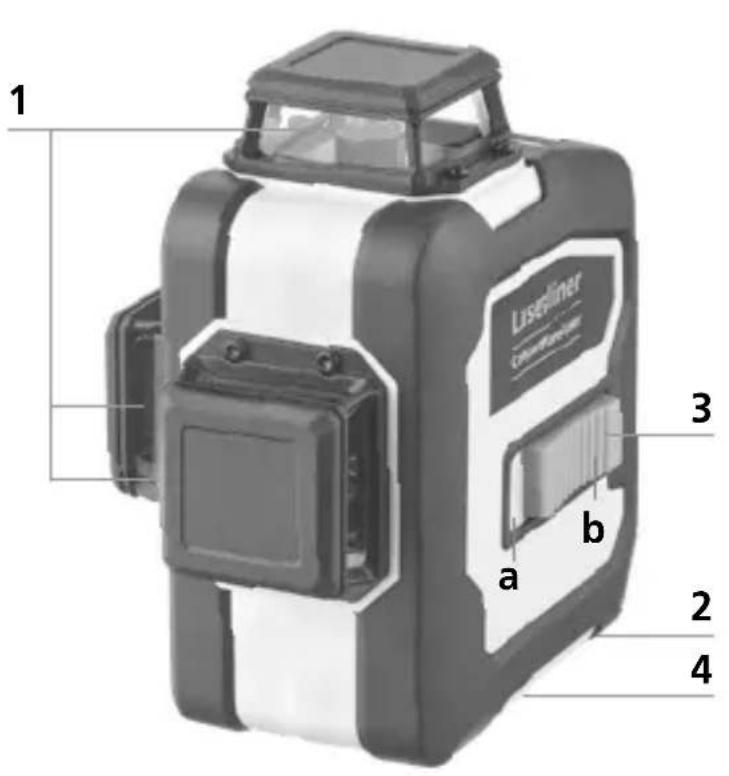 Laserliner CompactPlaneLaser 3G - Lithium-ion-accu plaatsen - 2