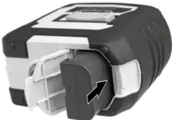 Laserliner CompactPlaneLaser 3G - Isætning af lithium-ion-batteriet - 1