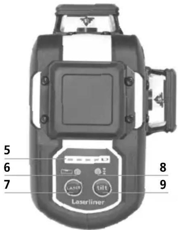 Laserliner CompactPlaneLaser 3G - Utilizar una bateria de iones de litio - 3