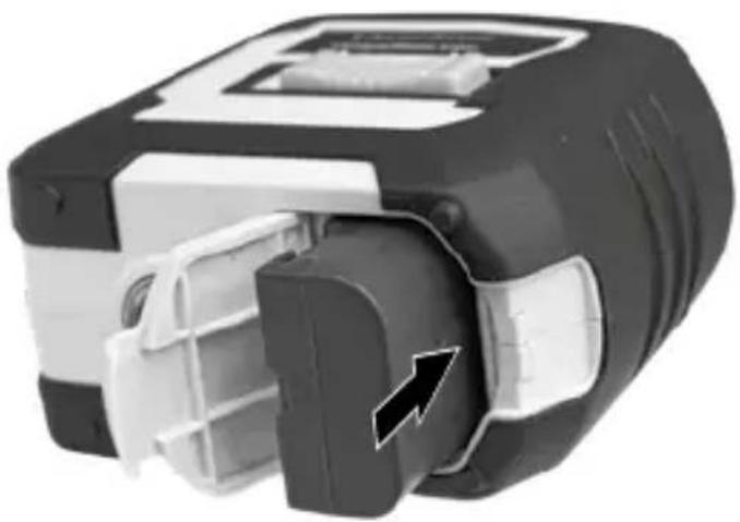 Laserliner CompactPlaneLaser 3G - Lithium-ion alkumulátor behelyezése - 1