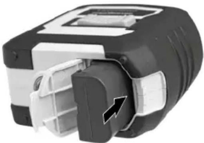 Laserliner CompactPlaneLaser 3G - Lägga in litiumjonbatteriet - 1
