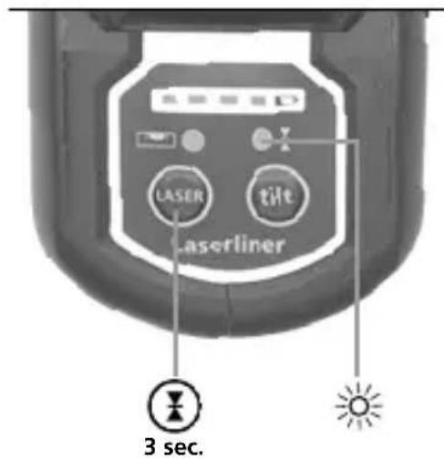 Laserliner CompactPlaneLaser 3G - Optional: Trabajar con el receptor láser GRX - 1