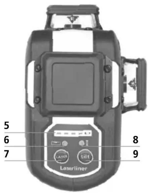 Laserliner CompactPlaneLaser 3G - Vložte litium-ionový akumulátor - 3