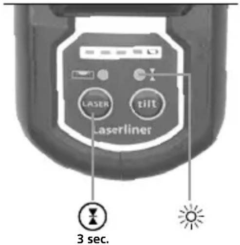 Laserliner CompactPlaneLaser 3G - PexkIM BnKOpNCtAHnPyuHOro npiMaaya DoaTKOBO: npaioe 3 Ja3epHm npiMaayem GRX - 1