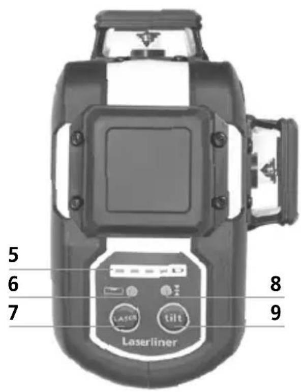 Laserliner CompactPlaneLaser 3G - Lithium-ion-accu plaatsen - 3