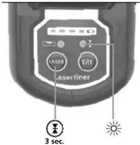 Laserliner CompactPlaneLaser 3G - Ekstraudstyr: Arbejdet med lasermodtageren GRX - 1