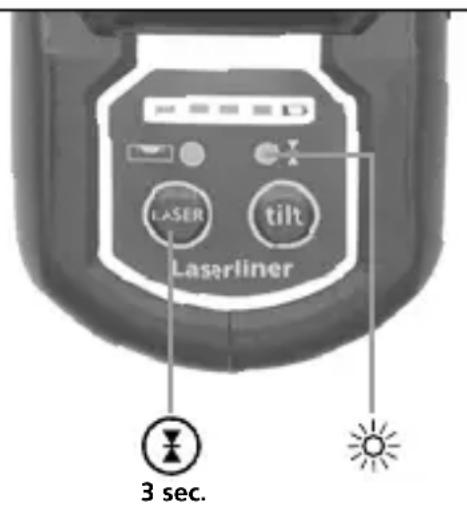 Laserliner CompactPlaneLaser 3G - Valinnaisesti: Työskently laservastaanottimella GRX - 1
